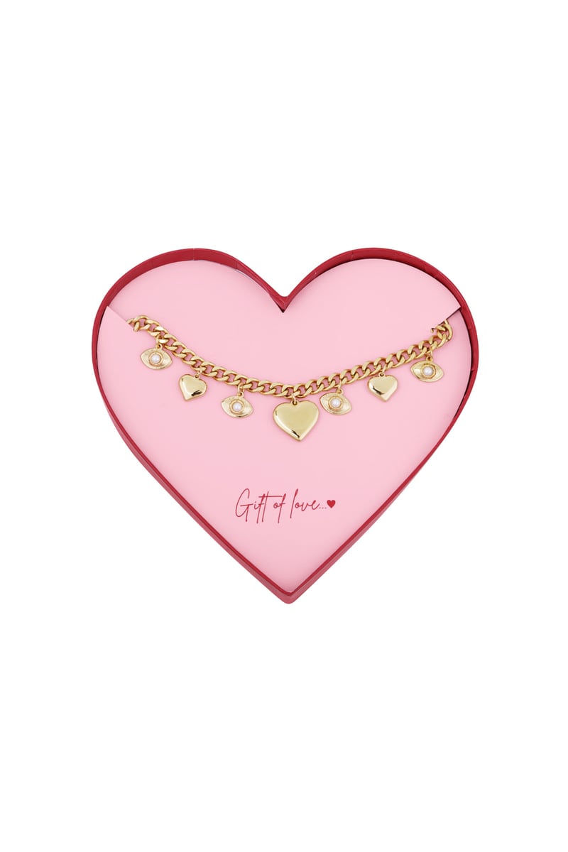 gift of love stainless steel eyes on you ketting