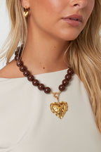 Hars kralen kettingen kralen casual dagelijks eenvoudig serie dames sieraden-15mm