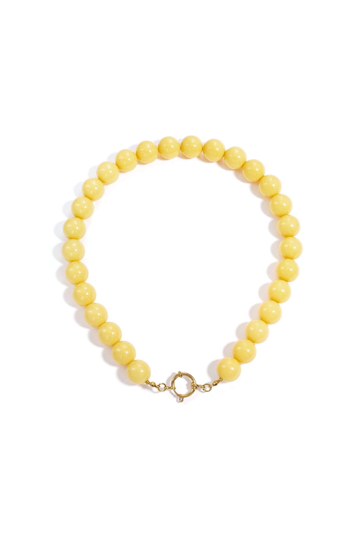 Hars kralen kettingen kralen casual dagelijks eenvoudig serie dames sieraden-15mm