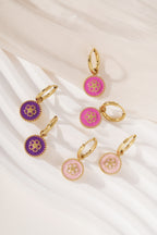 Oorbellen van roestvrij staal met bloemenmotief, casual, dagelijks, eenvoudig, serie, damessieraden