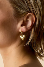 Oorbellen met hartjes, casual, dagelijks, eenvoudig, serie, damessieraden