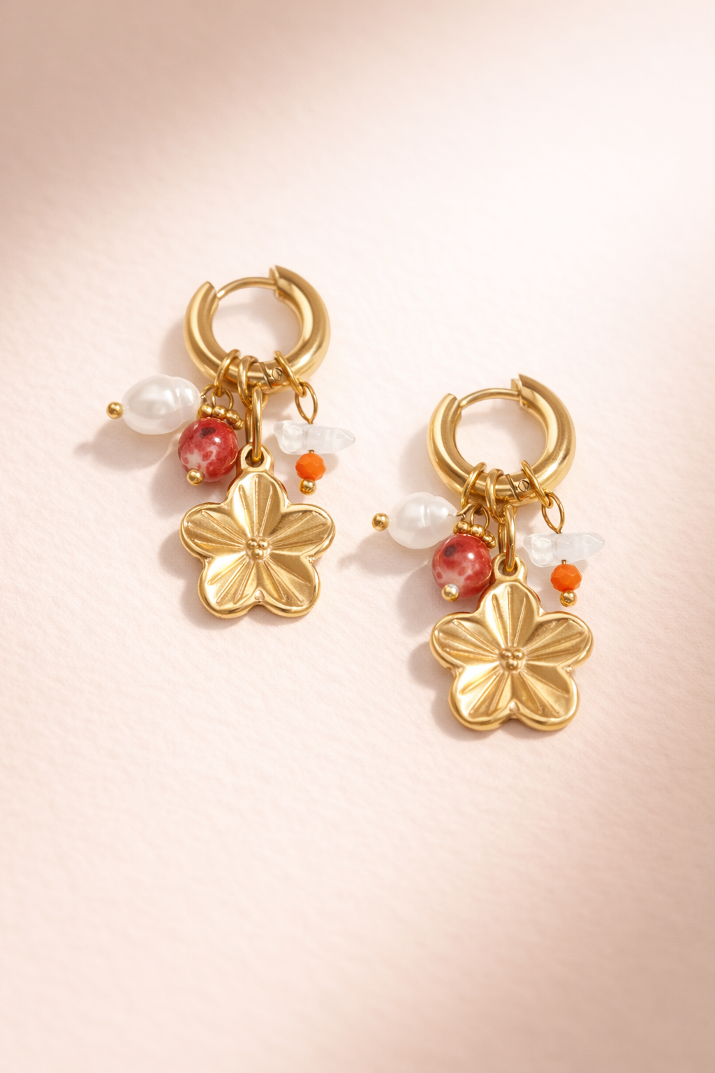 Elise | Oorbellen met bloemdetail