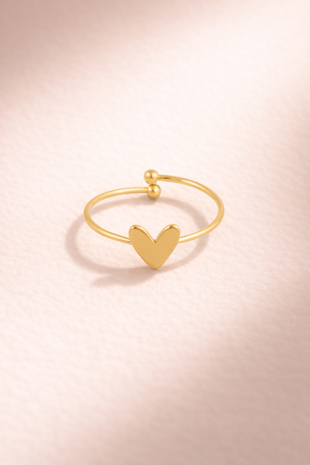 Esmee | Verstelbare ring met hartdetail