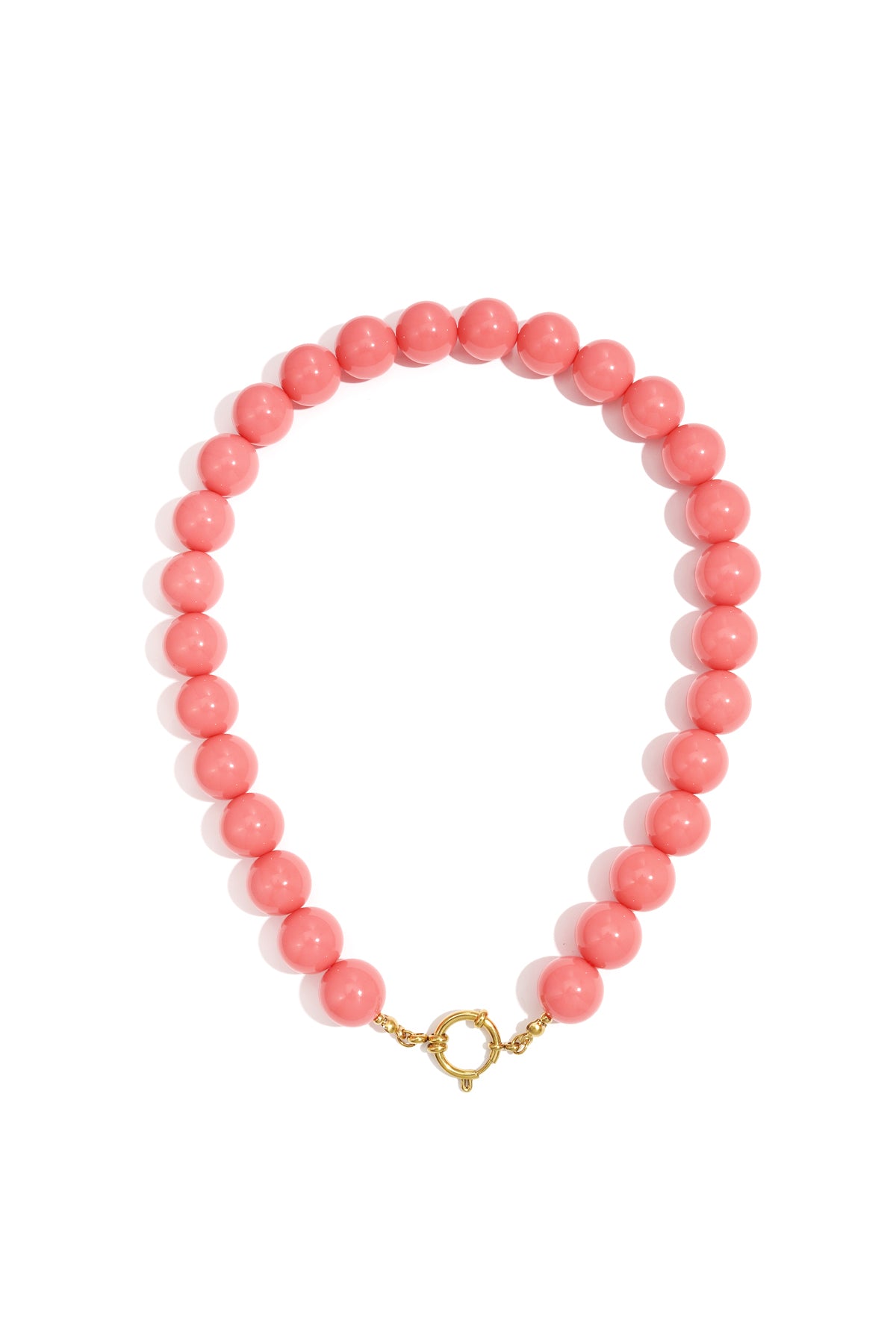 Hars kralen kettingen kralen casual dagelijks eenvoudig serie dames sieraden-15mm