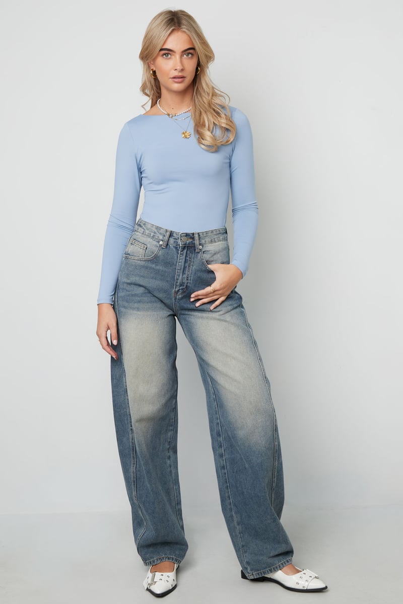 Nylon Shapewear Bodysuit Effen kleur Basic All Fit Kleding